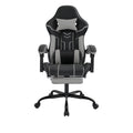 Gaming Chair, Computer Chair Ergonomic Chair With Footrest Office Chair Ergonomic Computer Chair With Lumbar Backrest Blackgray