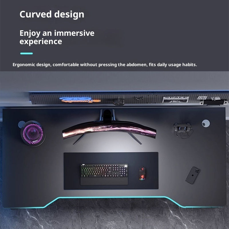 Computer Desk Desktop Gaming Chair And Table Set, Office Home Desk For Study