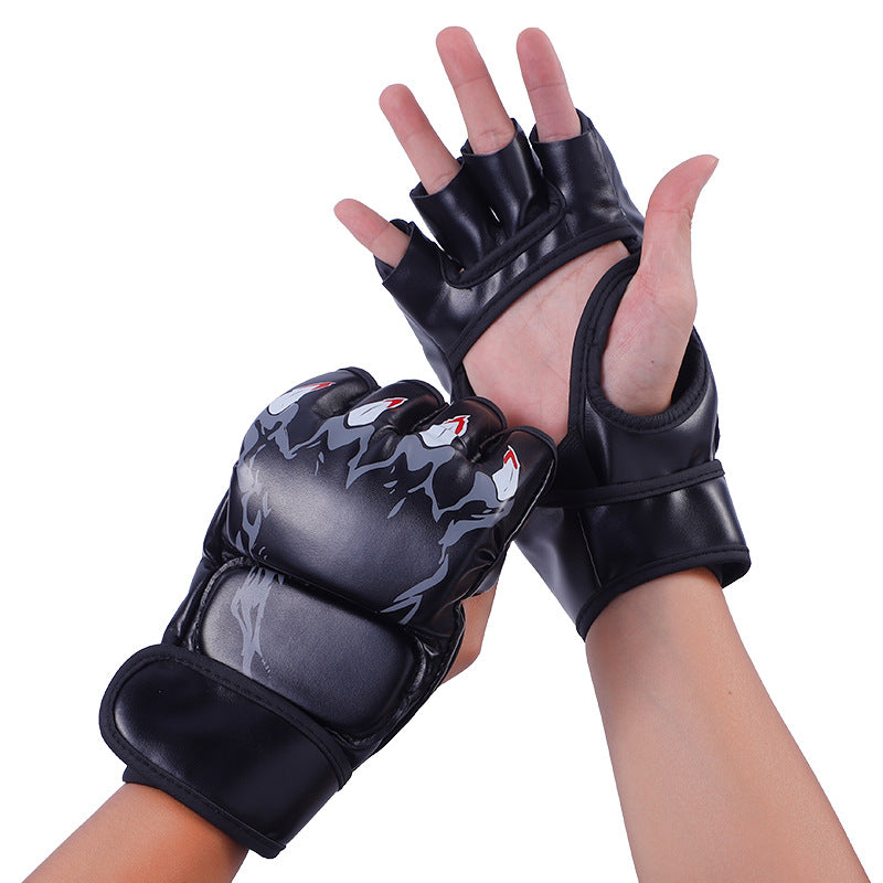 Fighting Training Half Finger Boxing Glove