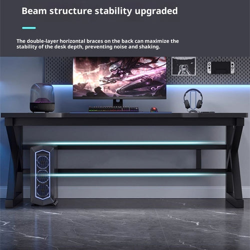 Computer Desk Desktop Gaming Chair And Table Set, Office Home Desk For Study